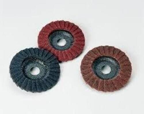DESCRIPTION: (10) SURFACE CONDITIONING FLAP DISC BRAND/MODEL: STANDARD ABRASIVES #61438586 INFORMATION: V COARSE SIZE: 4-1/2" RETAIL$: $38.53 EA QTY: