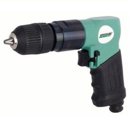 DESCRIPTION: (2) AIR DRILL BRAND/MODEL: SPEEDAIRE #21AA72 INFORMATION: GEN DUTY, 1,800 RPM FREE SPEED, 0.5 HP, KEYLESS, REVERSIBLE SIZE: 3/8" CHUCK SI