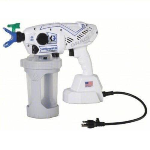 DESCRIPTION: (1) CORDED SPRAYER BRAND/MODEL: GRACO #56LL63 INFORMATION: ELECTRIC, 10 1/2 GAL TANK, BLEACH AND DISINFECTANT RETAIL$: $1200.30 EA QTY: 1