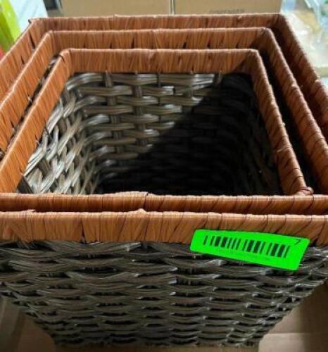 3 PC. BASKET SET