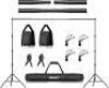 ADJUSTABLE PHOTOGRAPHY MUSLIN BACKGROUND SUPPORT SYSTEM