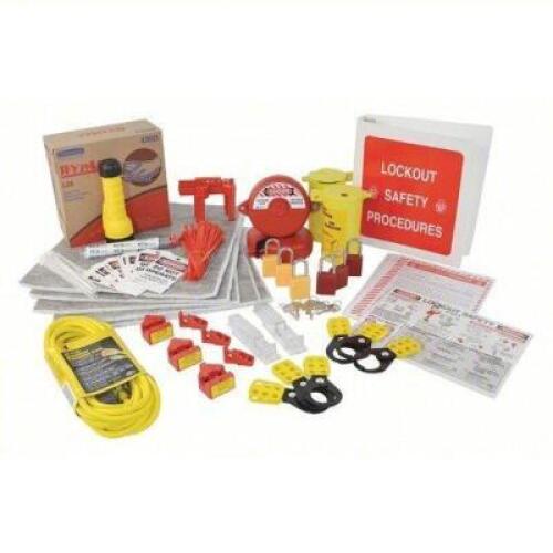 DESCRIPTION: (1) PORTABLE LOCKOUT KIT BRAND/MODEL: BRADY #3WPU6 INFORMATION: NO PADLOCKS RETAIL$: $334.29 EA QTY: 1