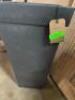 27" SLATE RUBBER SELF WATERING PLANTER - 2