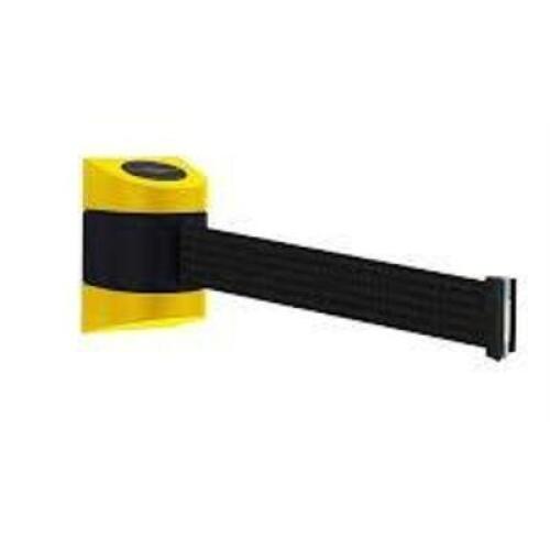 DESCRIPTION: (1) WALL MOUNT RECEIVER BARRIER BRAND/MODEL: TENSABARRIER #54EE34 INFORMATION: YELLOW AND BLACK, CAUTION RETAIL$: $107.18 EA QTY: 1
