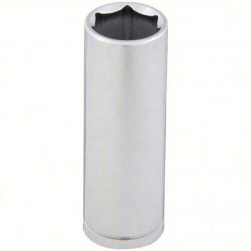 DESCRIPTION: (6) SOCKET BRAND/MODEL: WESTWARD #10E247 INFORMATION: CHROME, DEEP SOCKET, 6 POINT, TETHER READY SIZE: 1/2" DRIVE, 29MM RETAIL$: $8.47 EA