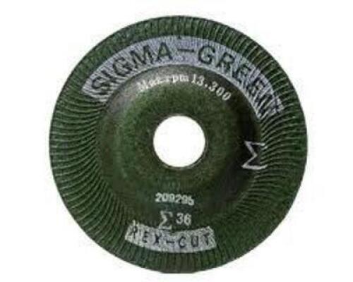 DESCRIPTION: (6) CUTTING WHEELS BRAND/MODEL: SIGMA-GREEN SIZE: 36 RETAIL$: $103.90 EA QTY: 6