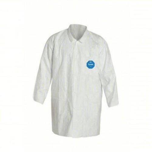 DESCRIPTION: (1) CASE OF (30) DISPOSABLE LAB COAT BRAND/MODEL: DUPONT #4LUP1 INFORMATION: WHITE, 2 POCKETS, LEFT CHEST SIZE: MEDIUM RETAIL$: $256.99 T