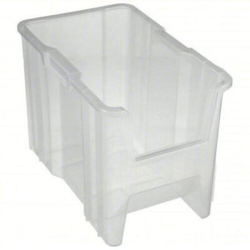 DESCRIPTION: (1) CASE OF (4) GIANT STACK STORAGE BRAND/MODEL: QUANTUM STORAGE #QGH600CL INFORMATION: CLEAR SIZE: 17 1/2 in Overall Lg, 10 7/8 in x 12