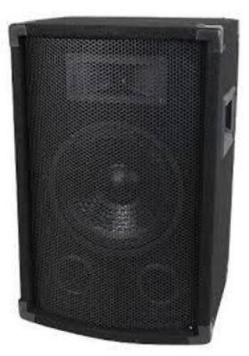 DESCRIPTION: (1) LARGE SPEAKER BRAND/MODEL: MCM AUDIO #555-13140 INFORMATION: BLACK, SEE INSPECTION RETAIL$: $66.11 EA QTY: 1
