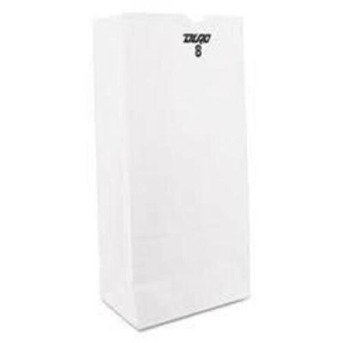 DESCRIPTION: (1) CASE OF (2000) WHITE PAPER BAGS BRAND/MODEL: DURO #14853 INFORMATION: WHITE, BLEACHED SIZE: 8.5" X 11" RETAIL$: $115.49 EA QTY: 1