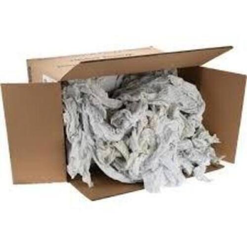 DESCRIPTION: (1) CASE OF TSHIRT RAGS BRAND/MODEL: PRO-SOURCE #01253194 INFORMATION: WHITE SIZE: 25 LB RETAIL$: $28.74 EA QTY: 1