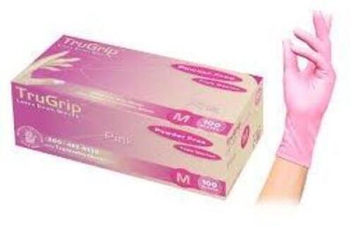 DESCRIPTION: (10) BOXES OF CHEMICIAL RESISTANT GLOVES BRAND/MODEL: TRILITES GRIPPY 983 INFORMATION: PINK SIZE: SMALL, SIZE 6 RETAIL$: $64.00 EA QTY: 1