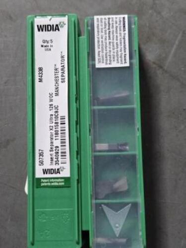 DESCRIPTION: (20) "SEPARATOR" X2 ULTRA CARBIDE GROOVING INSERTS BRAND/MODEL: WIDIA 3540929 SIZE: .094WOC RETAIL$: $243.60 QTY: 20