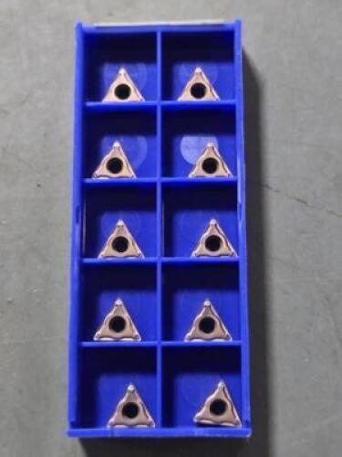 DESCRIPTION: (30) CERMET TURNING INSERTS BRAND/MODEL: SUMITOMO TCMT21.51EFP-T1500A RETAIL$: $247.20 QTY: 30