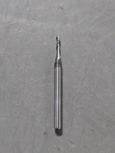 DESCRIPTION: (10) CARBIDE STUB BSLL END MILL BRAND/MODEL: SHARPCARB 84-2063 SIZE: 1/16" DIA RETAIL$: $391.00 QTY: 10