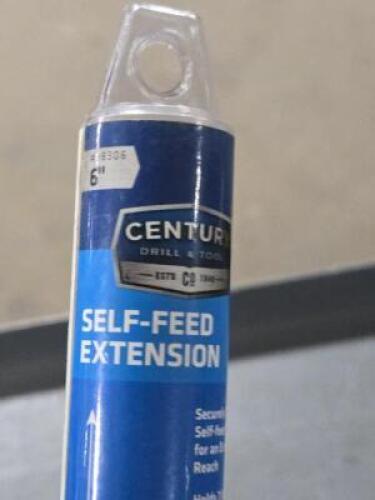 DESCRIPTION: (1) SELF FEED WOOD BIT EXTENTION BRAND/MODEL: CENTURY 38306 SIZE: 6" QTY: 1