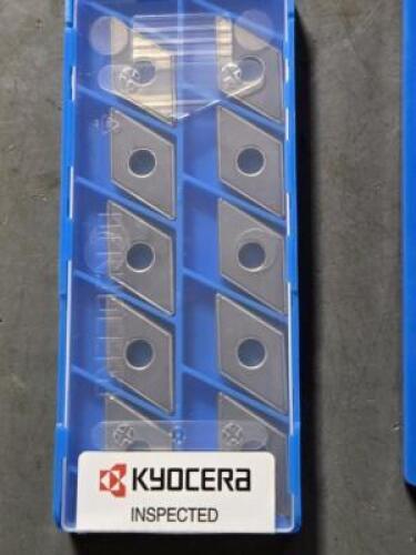 DESCRIPTION: (20) CARBIDE TURNING INSERT BRAND/MODEL: KYOCERA DNGG 432 DP RETAIL$: $610.20 QTY: 20