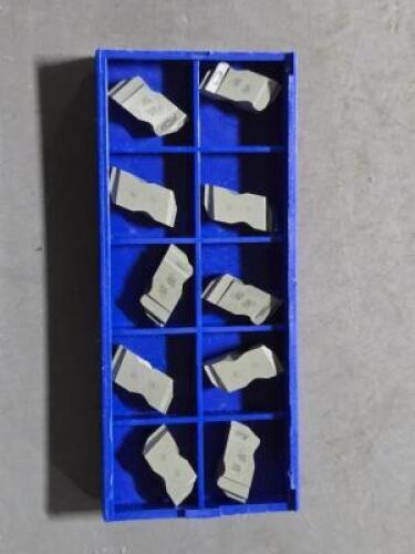 DESCRIPTION: (10) CARBIDE GROOVING INSERTS BRAND/MODEL: CARBIDE FORM MASTERS QTY: 10