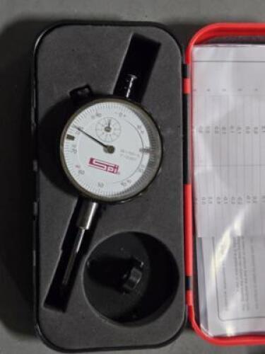 DESCRIPTION: (1) DIAL INDICATOR BRAND/MODEL: SPI 20-703-5 SIZE: 0-100 RETAIL$: $71.37 QTY: 1