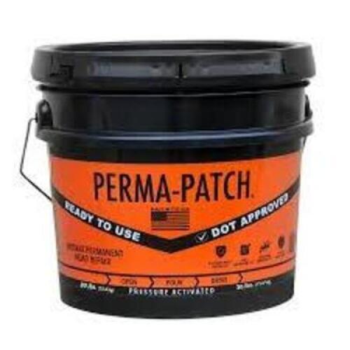 DESCRIPTION: (1) PERMANENT PAVEMENT REPAIR BRAND/MODEL: PERMA-PATCH #13R450 SIZE: 30 LB RETAIL$: $30.000 EA QTY: 1