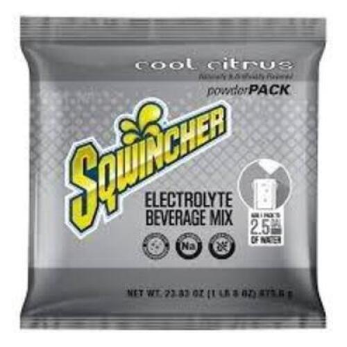 DESCRIPTION: (1) CASE OF (32) POUCHES OF SPORTS DRINK CONCENTRATE BRAND/MODEL: SQWINCHER POWDER PACK INFORMATION: COOL CITRUS SIZE: 2.5 GALLON PER PAC