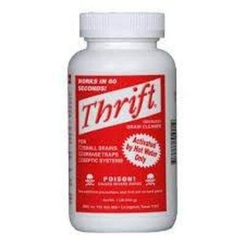 DESCRIPTION: (6) DRAIN CLEANER, ODORLESS BRAND/MODEL: THRIFT SIZE: 2 LBS RETAIL$: $40.00 EA QTY: 6