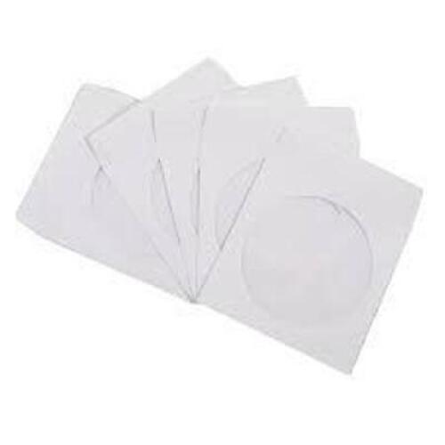 DESCRIPTION: (18) PACKS OF (100) PAPER CD SLEEVE BRAND/MODEL: MCM #83-11252 INFORMATION: WHITE WITH WINDOW RETAIL$: $8.59 EA QTY: 18