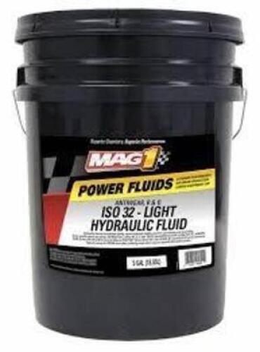 DESCRIPTION: (1) HYDRAULIC OIL BRAND/MODEL: MAG 1 #43Y921 SIZE: 5 GALLON RETAIL$: $111.97 EA QTY: 1