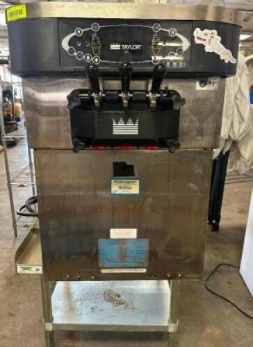 DESCRIPTION TAYLOR C723-33 SOFT SERVE MACHINE. BRAND / MODEL: TAYLOR C723-33 ADDITIONAL INFORMATION SN# M08086038, 208-230 VOLT, 3 PHASE. RETAILS NEW