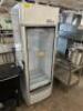 DESCRIPTION PREMIUM LEVELLA SINGLE DOOR MERCHANDISER COOLER. BRAND / MODEL: PREMIUM LEVELLA PRF90DX ADDITIONAL INFORMATION 115 VOLT, 1 PH. TESTED AND - 2