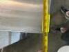 DESCRIPTION 36" X 25" ALL STAINLESS TABLE W/ TWO TIER LOWER STORAGE. SIZE 36" X 25" LOCATION BAY 6 QTY 1 - 4