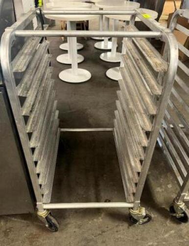 DESCRIPTION HALF SIZE ROLL ABOUT 10 PAN TRAY RACK LOCATION BAY 6 QTY 1