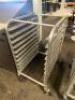 DESCRIPTION HALF SIZE ROLL ABOUT 10 PAN TRAY RACK LOCATION BAY 6 QTY 1 - 2