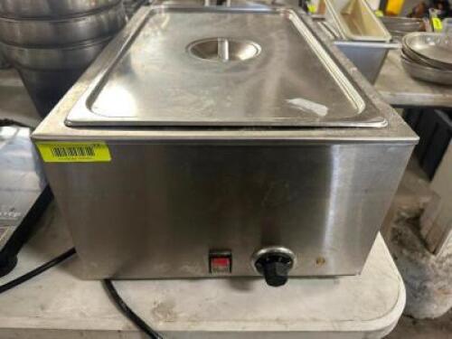 DESCRIPTION SYBO BAIN MARIE SINGLE WELL ELECTRIC WARMER BRAND / MODEL: SYBO ZCK165A-1 LOCATION BAY 6 QTY 1