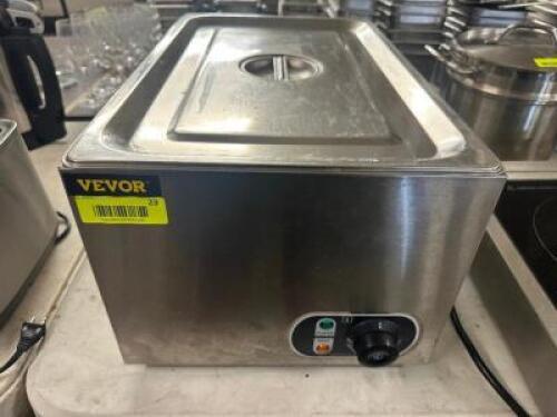 DESCRIPTION VEVOR SINGLE WELL ELECTRIC WARMER. BRAND / MODEL: VEVOR HT-1V LOCATION BAY 6 QTY 1