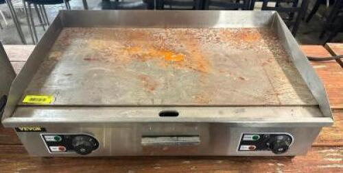 DESCRIPTION VEVOR 24" COUNTER TOP ELECTRIC FLAT GRILL BRAND / MODEL: VEVOR LD-820 LOCATION BAY 6 QTY 1