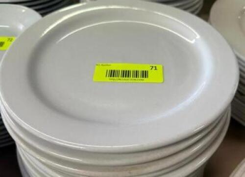 DESCRIPTION (28) 9" CHINA PLATES THIS LOT IS: SOLD BY THE PIECE SIZE 9" LOCATION BAY 6 QTY 28