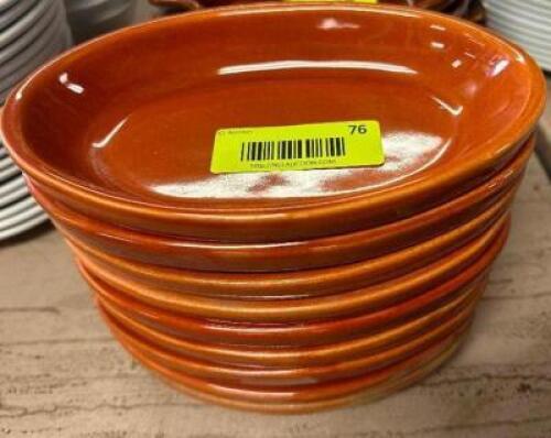 DESCRIPTION (9) 8" CERAMIC PLATTERS. THIS LOT IS: SOLD BY THE PIECE SIZE 8" LOCATION BAY 6 QTY 9