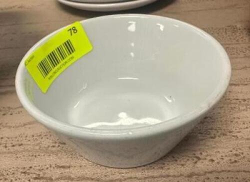 DESCRIPTION (12) 5" CHINA RAMEKINS THIS LOT IS: SOLD BY THE PIECE SIZE 5" LOCATION BAY 6 QTY 12