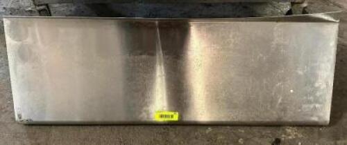 DESCRIPTION 3' X 12" STAINLESS WALL SHELF. SIZE 3' X 12" LOCATION BAY 6 QTY 1