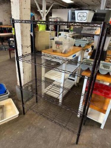 DESCRIPTION 36" X 14" BLACK WIRE RACK LOCATION BAY 6 QTY 1