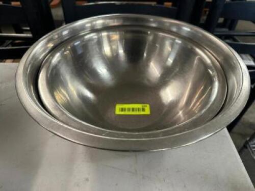 DESCRIPTION (2) STAINLESS COLANDERS. THIS LOT IS: SOLD BY THE PIECE LOCATION BAY 6 QTY 2