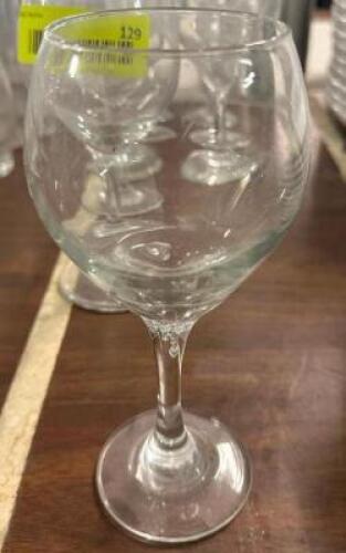DESCRIPTION (9) WINE GLASSES THIS LOT IS: SOLD BY THE PIECE LOCATION BAY 6 QTY 9