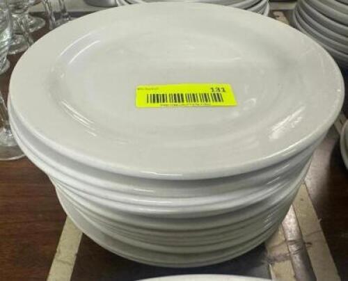 DESCRIPTION (12) 9" CHINA PLATES THIS LOT IS: SOLD BY THE PIECE SIZE 9" LOCATION BAY 6 QTY 12