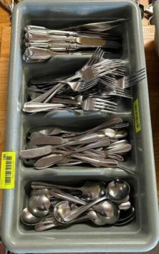 DESCRIPTION TRAY AND CONTENTS - ASSORTED SILVERWARE LOCATION BAY 6 QTY 1