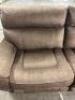 TWO PIECE FABRIC SECTIONAL W/ POWER HEADRESTS - 5