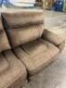 TWO PIECE FABRIC SECTIONAL W/ POWER HEADRESTS - 6