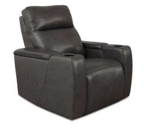 LEATHER ZERO GRAVITY LEATHER CHAIR W/ POWER HEADREST
