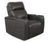 LEATHER ZERO GRAVITY LEATHER CHAIR W/ POWER HEADREST