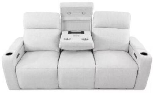 FABRIC ZERO GRAVITY SOFA W/ POWER HEADRESTS